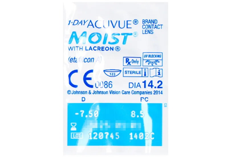 1 Day Acuvue Moist (90 lentillas) | Lentillas Si