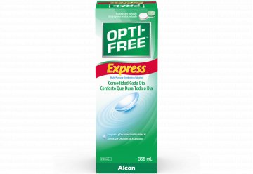 OPTI-Free Express 355ml caja front OPTI-Free Express 355ml caja front