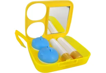 Estuche Kit de Viaje Amarillo