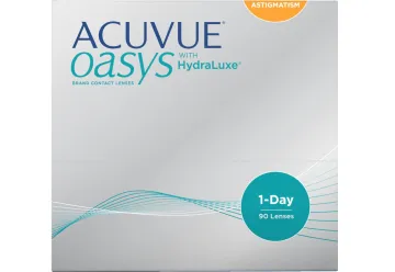 Acuvue Oasys 1 Day for Astigmatism with HydraLuxe (90)