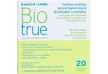 Bausch & Lomb Biotrue Toallitas Oculares (20 unidades)