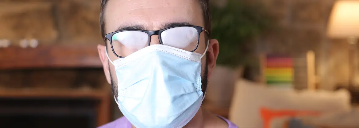 ¿Cuál es la mejor solución para las gafas empañadas durante la pandemia?