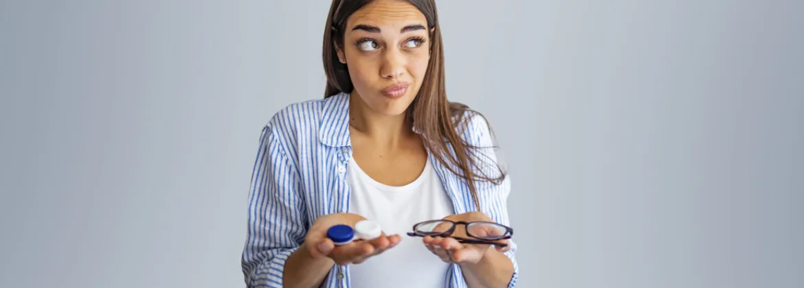 ¿Es mejor usar lentillas o gafas para trabajar?