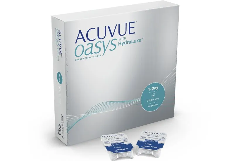 ¿Por qué elegir lentes de contacto de la marca ACUVUE OASYS 1-DAY con tecnología HydraLuxe?