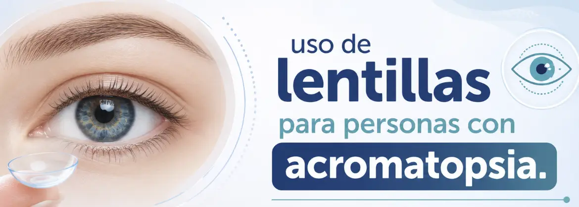 Uso de lentillas para personas con acromatopsia