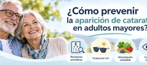 Cómo prevenir la aparición de cataratas en adultos mayores